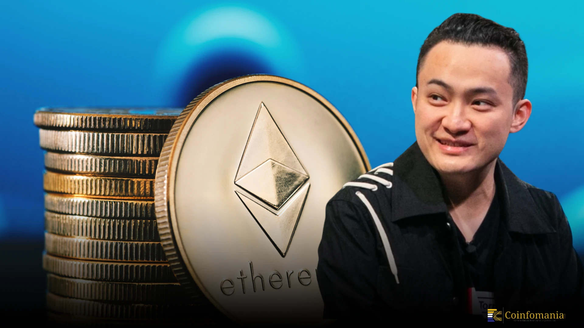 Tron创始人Justin Sun预测以太坊(ETH)价格可能会飙升至5,000美元